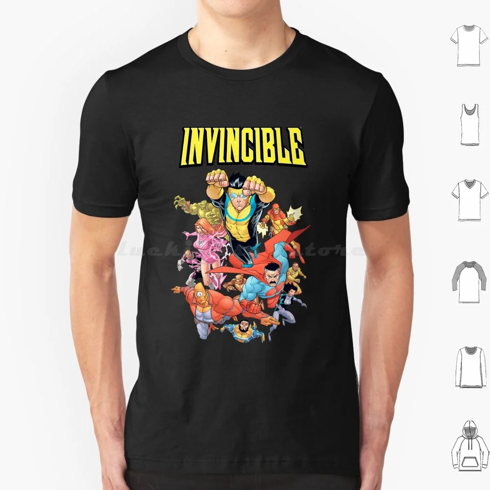 Maglietta Indistruttibile 6Xl Cotton Cool Tee Indistruttibile Comic Anime Serie Tv Book Super Hero Super Hero Robert Kirkman Mark Grayson