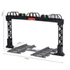 MOC City Train Building Block Train Track Corridor Elevating Rod Pedestrian Crossing Assembly Children's Toy Birthday Gift 4
