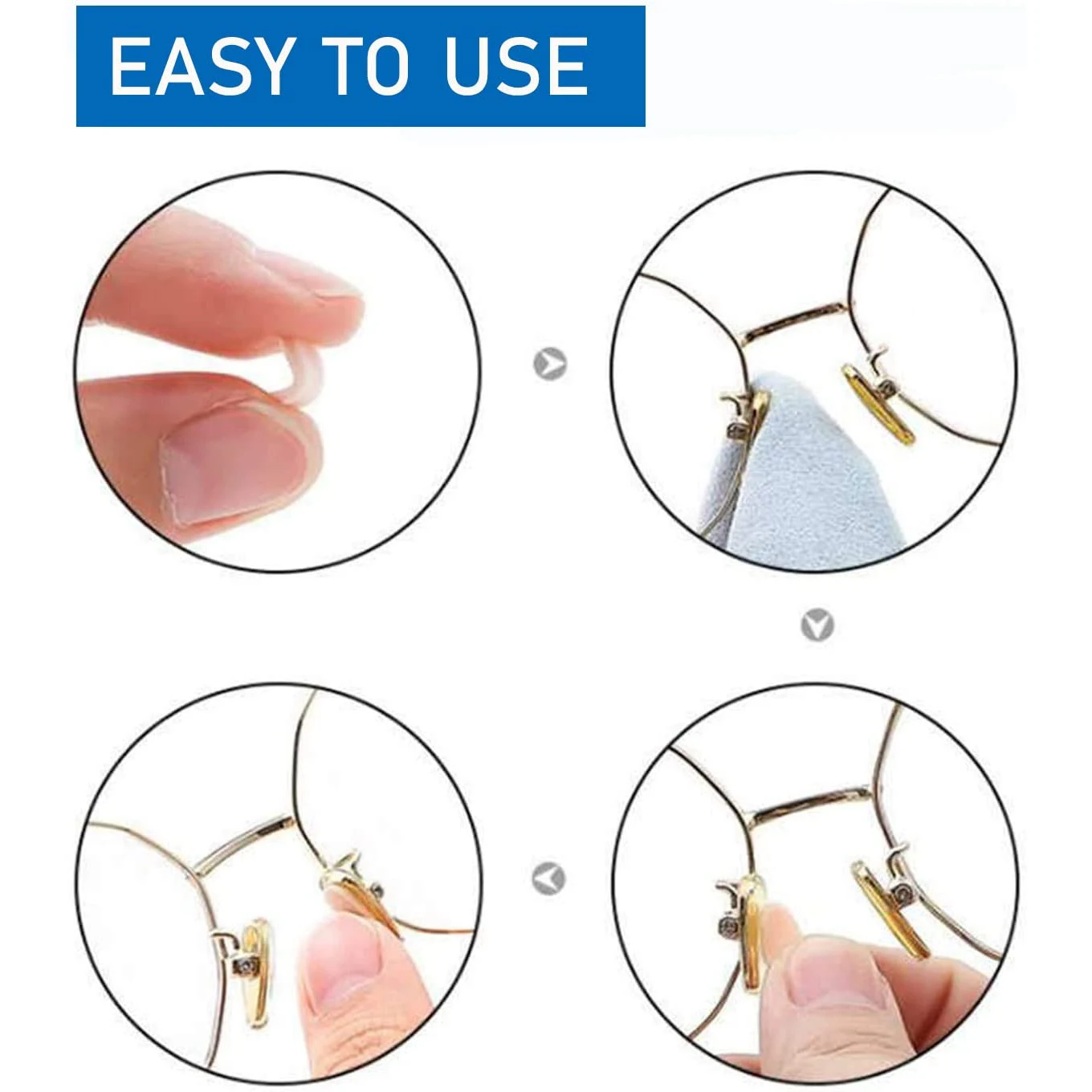 32 Pairs OOLVS Soft Foam Nose Pads Self Adhesive Non-Slip Eyeglass Nose Pads, Thin Nosepads for Eyeglasses Sunglasses Glasses 5