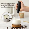 1PC Electric Egg Beater Milk Frother Wireless Handheld Coffee Cappuccino Frother Household Mini Whisk Mixer 2