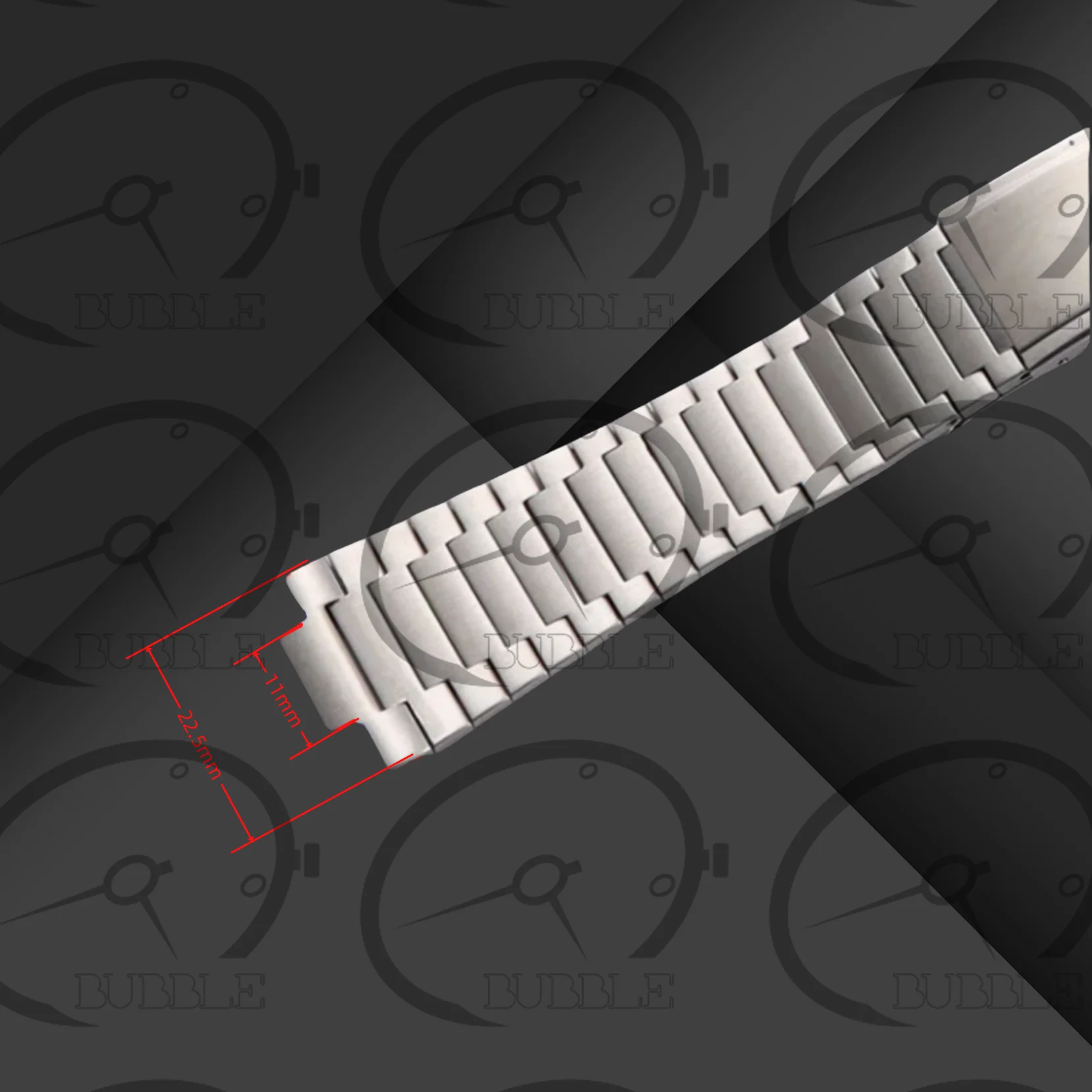 23mm Women/Men Watch Band Replacement Wrist Watch Strap Genuine Solid Stainless Steel Wrist Bracelet Straps for omega