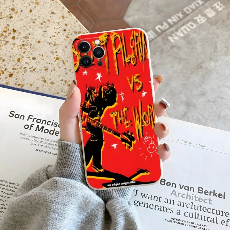 Scott Pilgrim Vs. The World Custodia Per Telefono Color Caramella Per Iphone 15 14 12 13 11 Pro Max Mini X Xr Xs Max 7 8 Plus Soft Cover