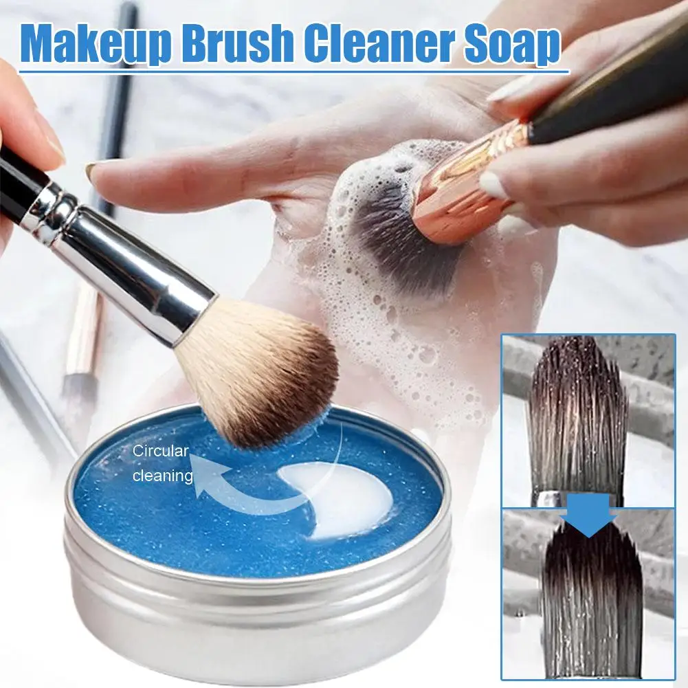 Makeup Brush & Sponge Cleaning Soap with Cleaning Mat