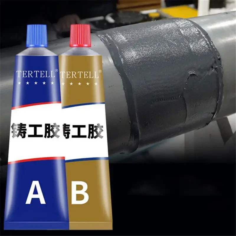AB Glue Metal Repair Adhesive High Strength Bonding Sealant Weld Seam Metal Adhesive Heat Resistance Strong Casting AB Glue
