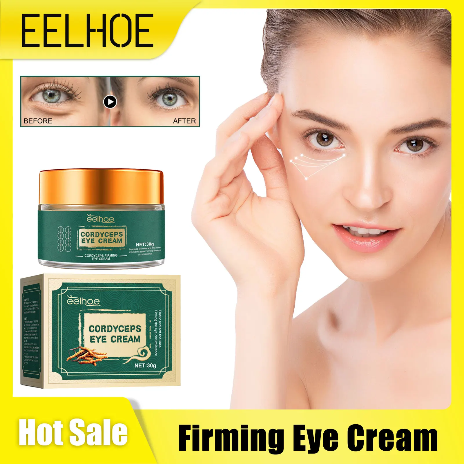 fat granules remover eye cream effective remove fat granules puffiness anti particles milia remover product repair eye skin care Anti Wrinkle Eye Cream Remove Eye Bags Puffiness Dark Circles Corrector Reducing Fat Granules Firming Moisturizing Eye Skin Care