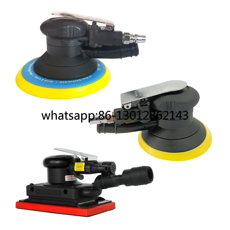 공압식 건식 연마기 자동차 퍼티 원자재 5인치 6인치 연마 헤드 재 그라인더