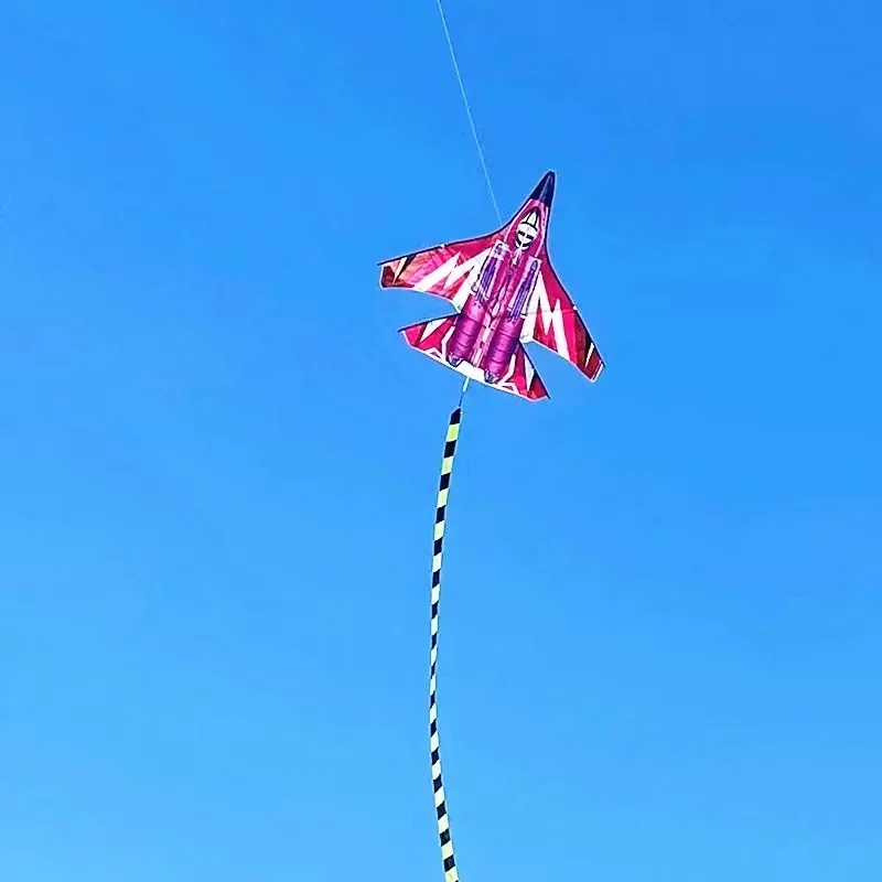 New airplane kite children cartoon boy fighter kite outdoor games for children inflatable toys professional