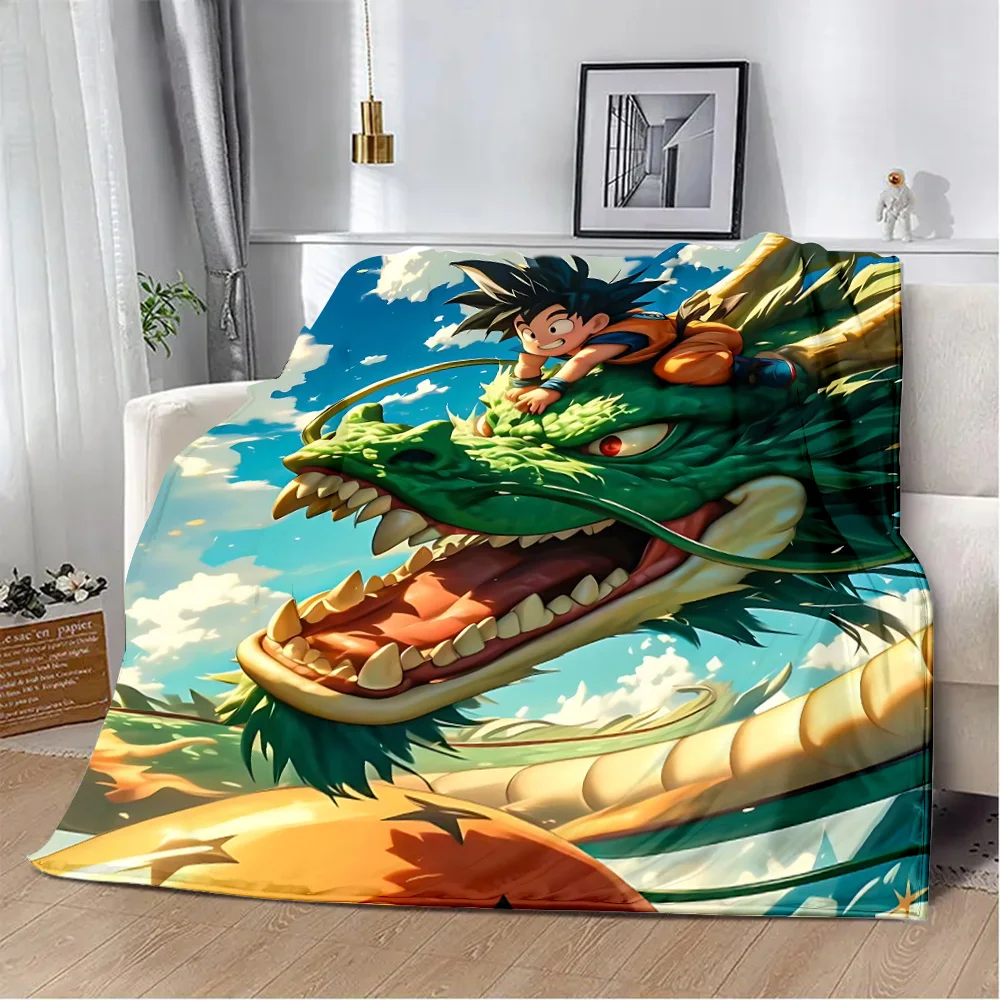 Hot Anime Dragons Balls Printed Blanket Picnic Blankets Warm Blanket Soft and Comfortable Blanket Home Travel Birthday 2