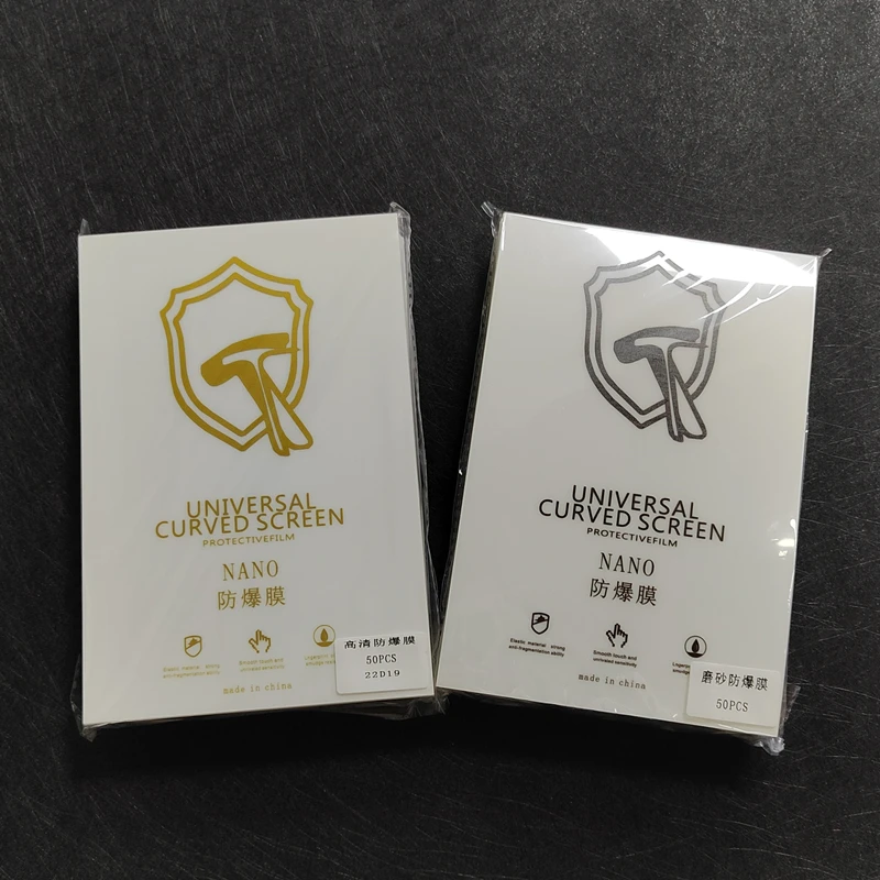 50pcs HD NANO Anti Impact Film Matte/UV Screen Protector Explosion-Proof Membrane For Blade or Laser Cutting Machine PET PMMA