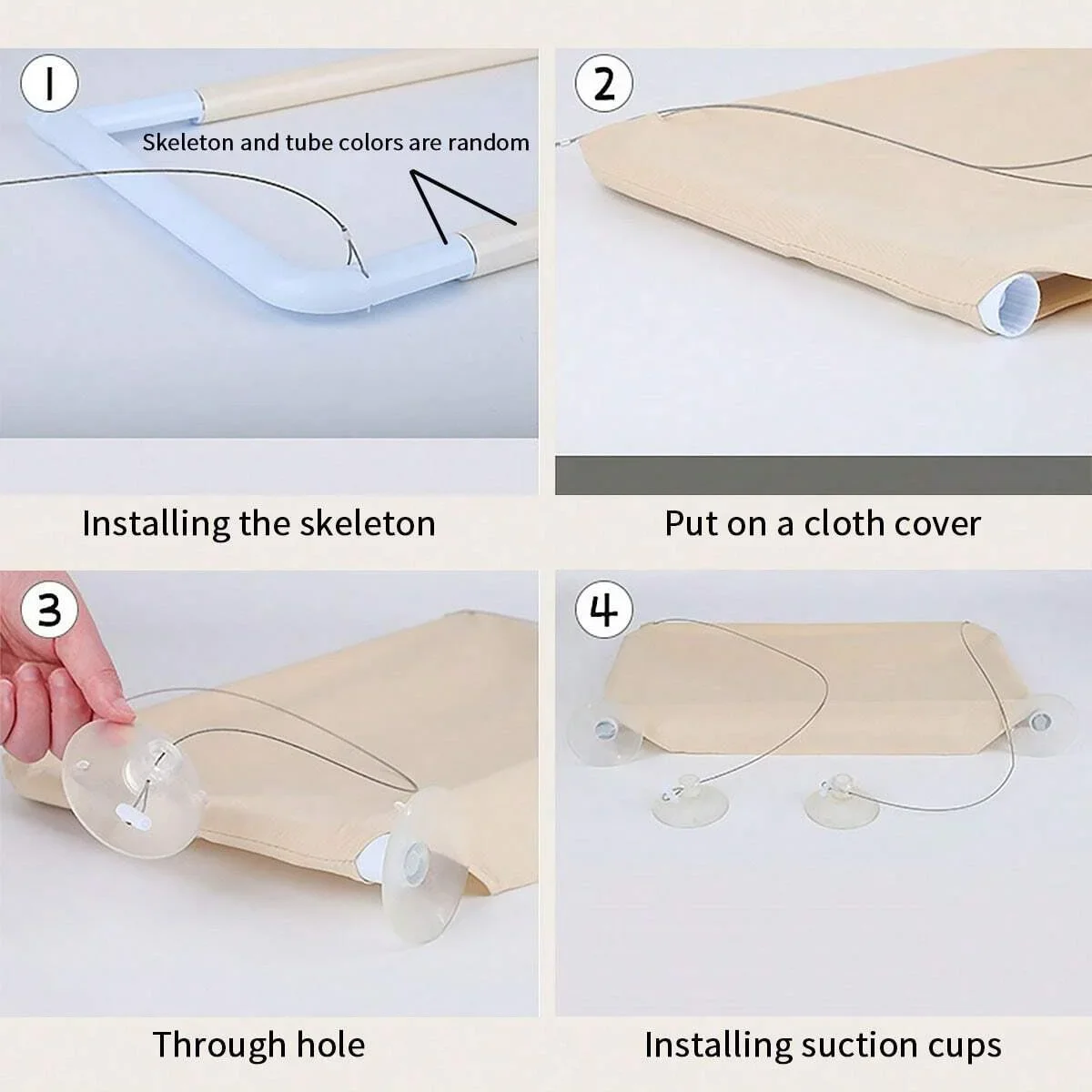 1pc-Pet Cat Hammock Suspended Cat Bed Cat Bed House Kitten Climbing Frame Clear Window Seat Pet Accessory