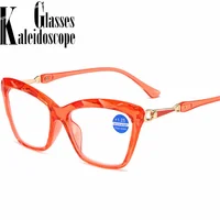 +1.0 +1.25 +1.75 +1.5  to +4 Cat Eye Reading Glasses Women Fashion Design Anti Blue Light Prescription Presbyopia Eyeglasses 2
