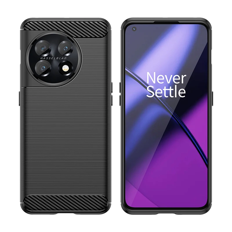 Per Oneplus 11 Custodia Cover Oneplus 11 Coque Paraurti Antiurto Morbido Silicone Fibra Di Carbonio Funda Oneplus 10 9 Rt 8 Pro 7T 8T 10T 11