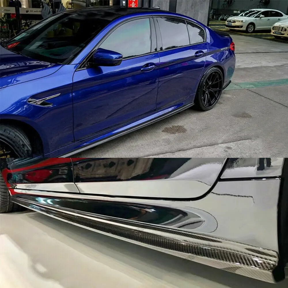 Для BMW F90 M5 G30 M SPORT 2018UP боковая юбка удлинитель спойлер из углеродного волокна |