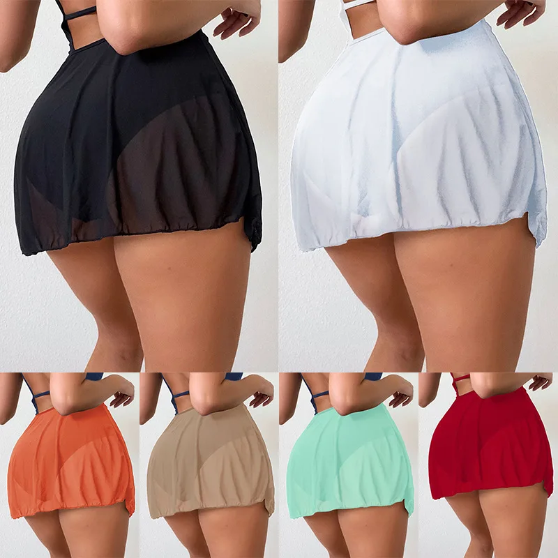 Women Sheer Beach Skirt Cover Ups for Women Swimwear Skirt Beach Wrap Bikini Cover Ups for Swimsuits Outfits Пляжная Одежда