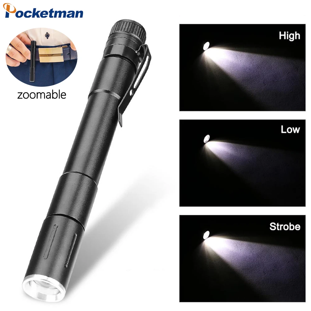 LED Flashlight Pocket Mini Flashlights Emergency Light Small Torch