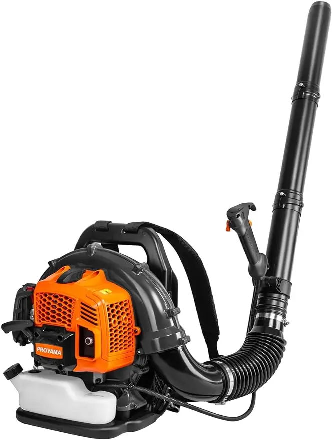 

PROYAMA 54CC Gas Powered Backpack Leaf Blower 780CFM 248MPH Extreme Duty 2-Cycle Gasoline Powered Leaf blowers for Lawn Care Yar