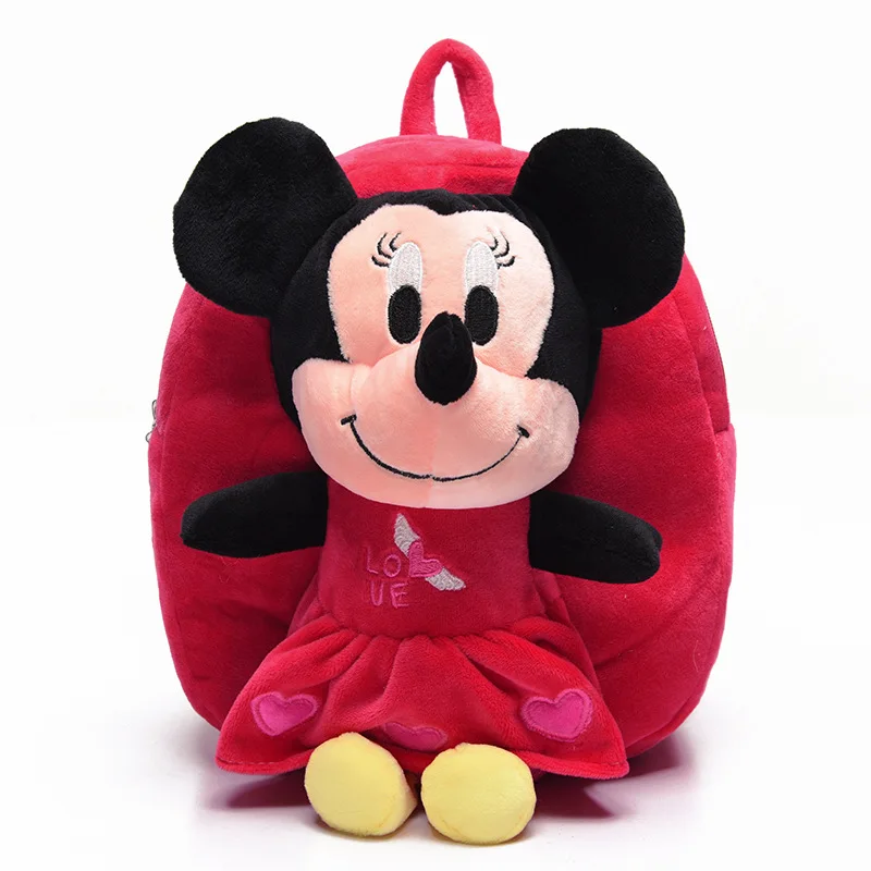 Cartoon cute children schoolbag kindergarten small class baby backpack kt cat Mickey 1-3 years old plush backpack 6