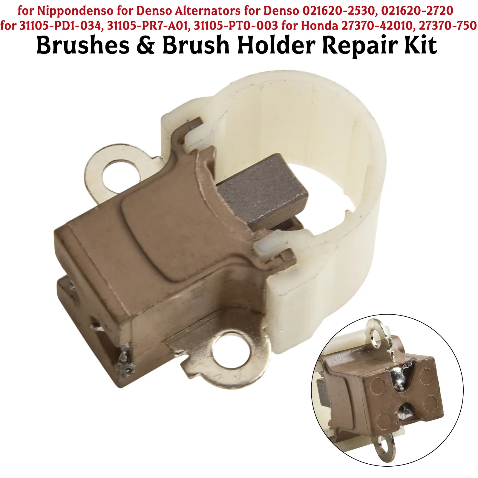 トヨタ用ブラシとブラシホルダー修理キット,ブラシオルタネーター27370