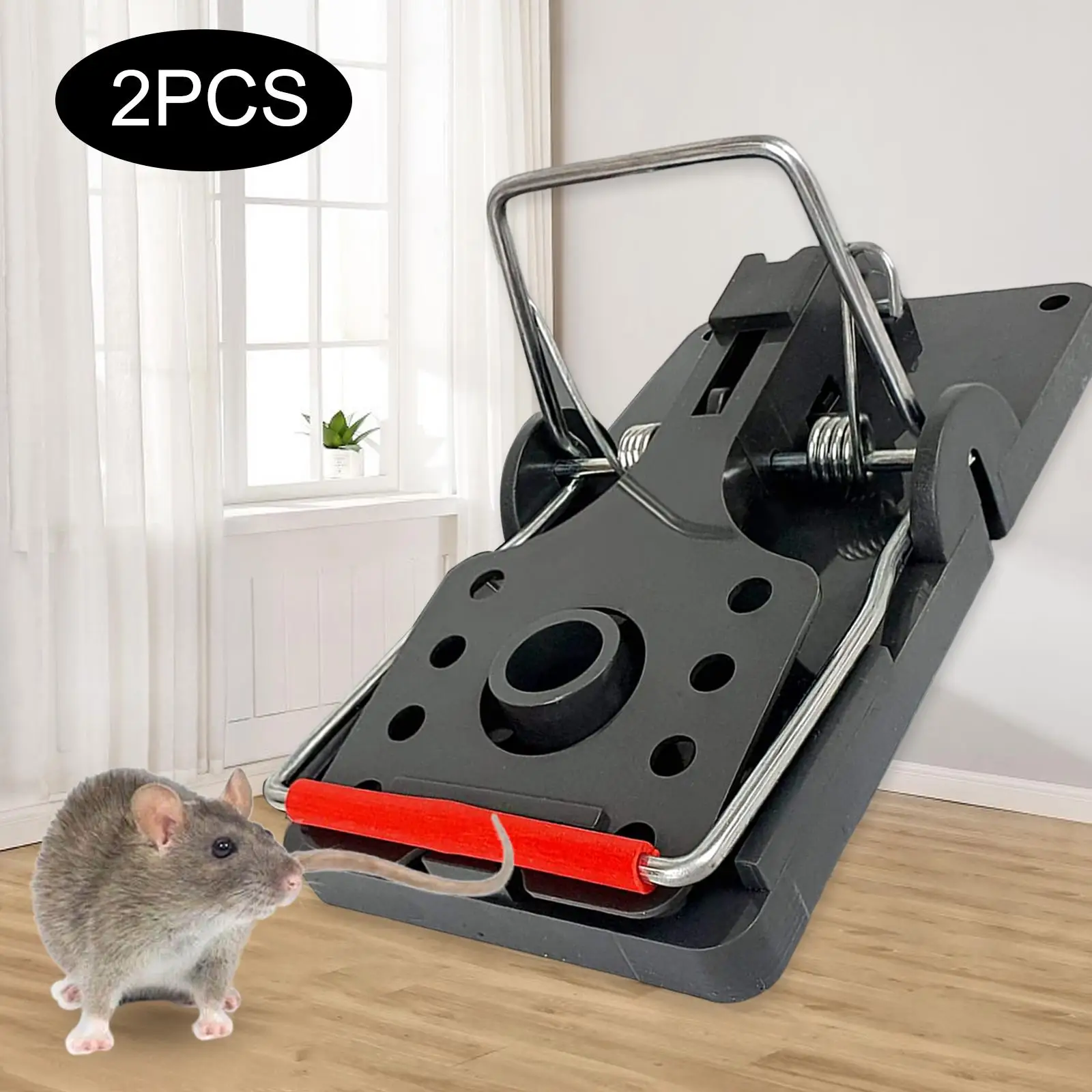 Set of 6 Mouse Traps for Family Effective Reusable Indoor Outdoor Home  Garden Pest Control Snap Traps - AliExpress