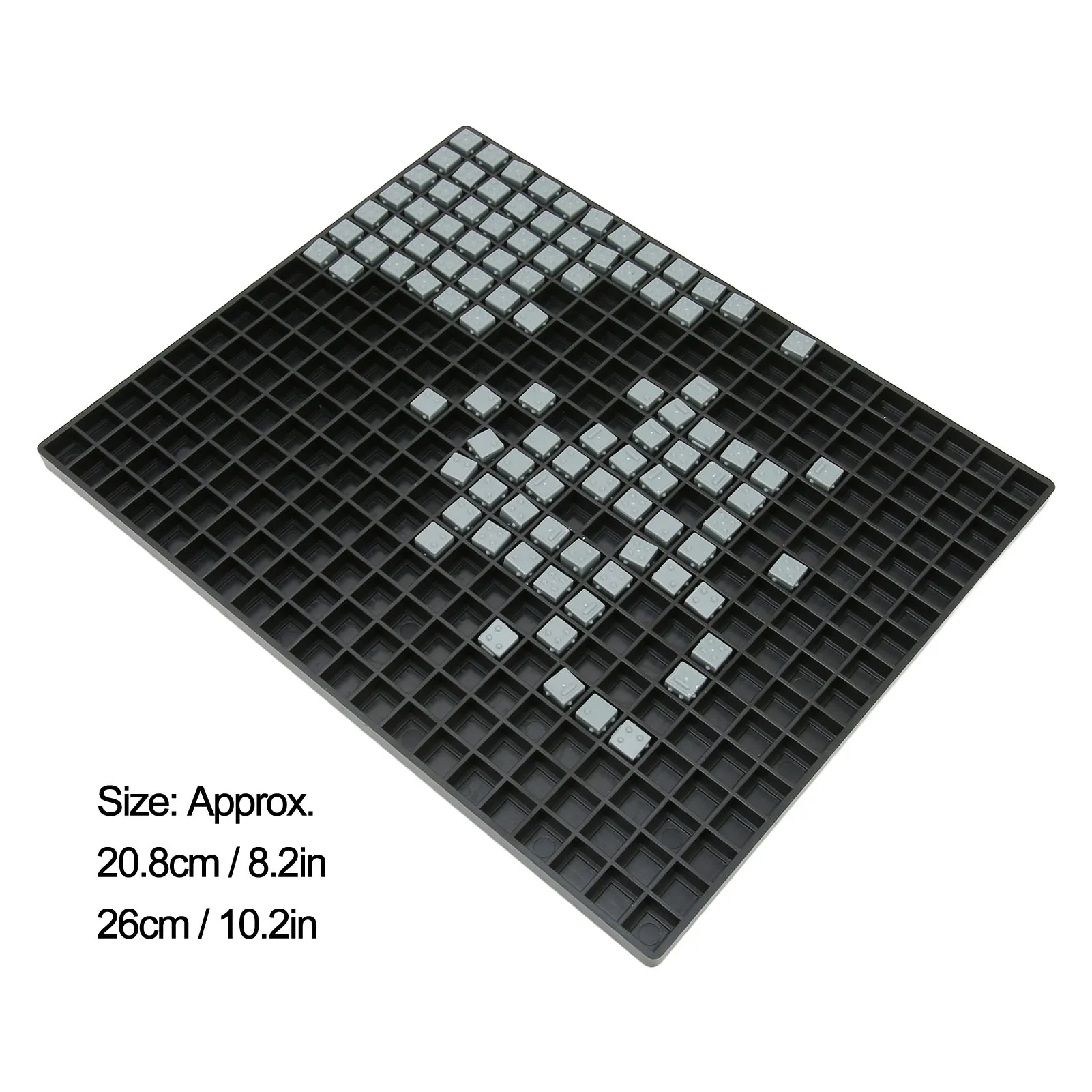 Arithmetic Educational Board Arithmetic Board Home School Math Counting Educational Teaching Aid with Dice for Blind People