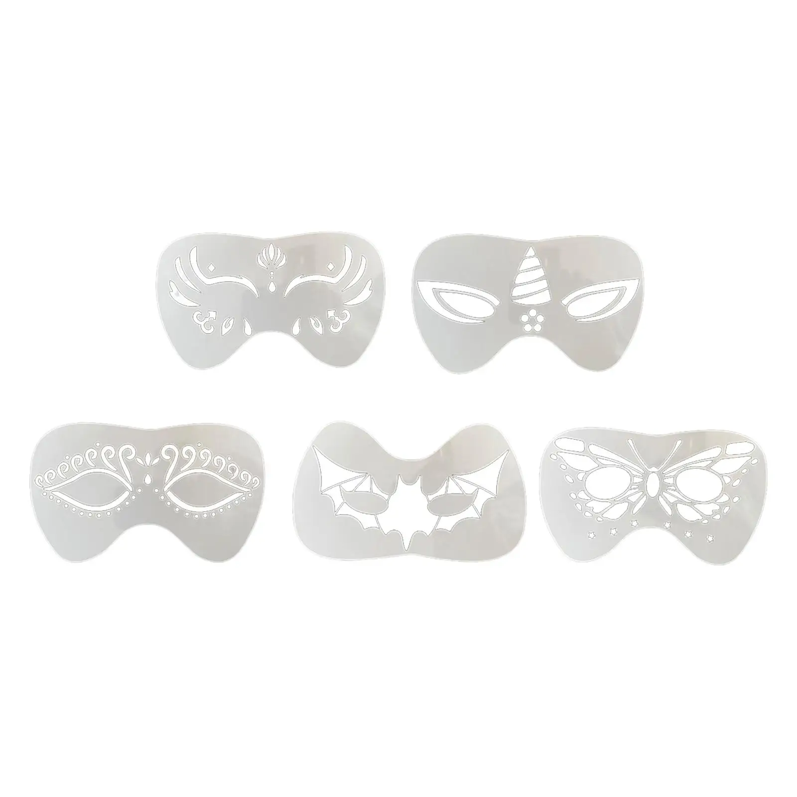 Face Painting Template Lightweight DIY Premium Party Supplies Smooth Multiple Pattern for Adult Children