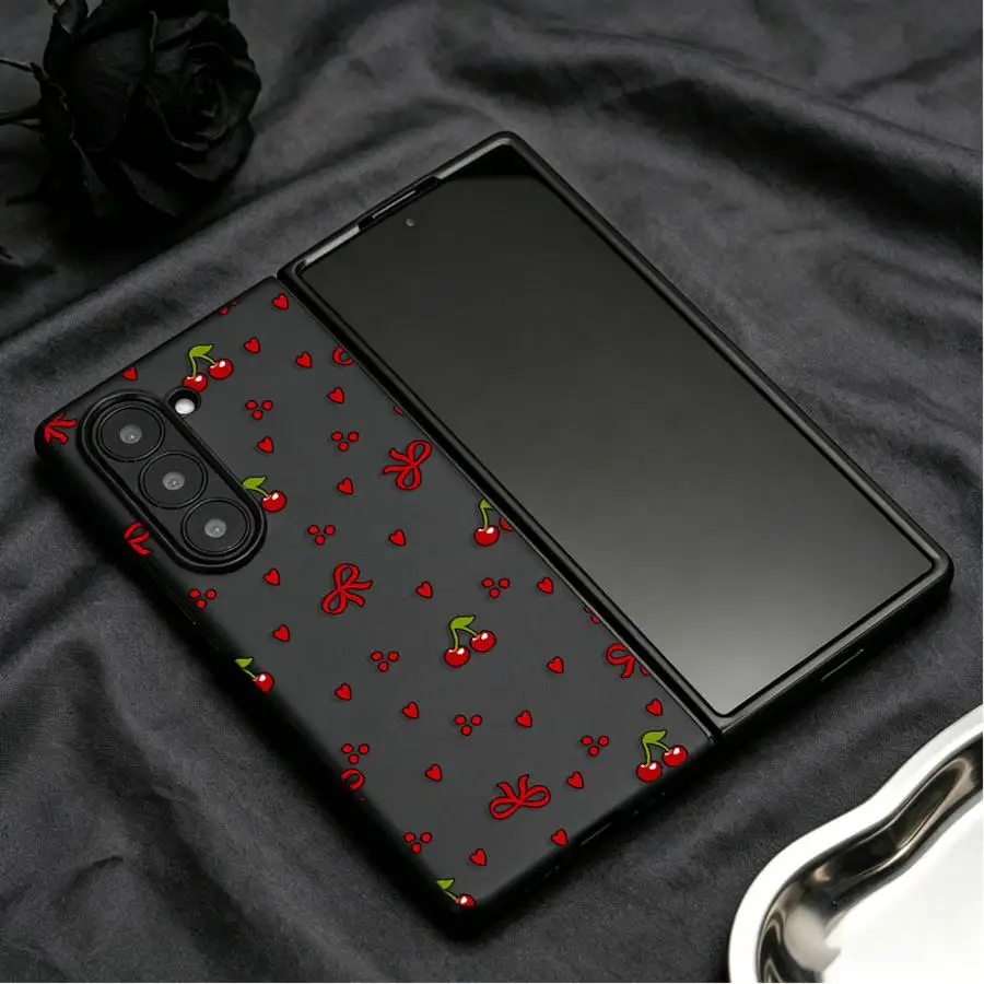 Mini Bow Cherry Back Phone Case Cover