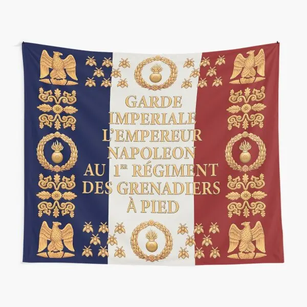 Napoleonic French 1Er Garde Imperiale Tapestry Printed Towel Wall Beautiful Art Bedroom Yoga Living Mat Room Blanket Decor
