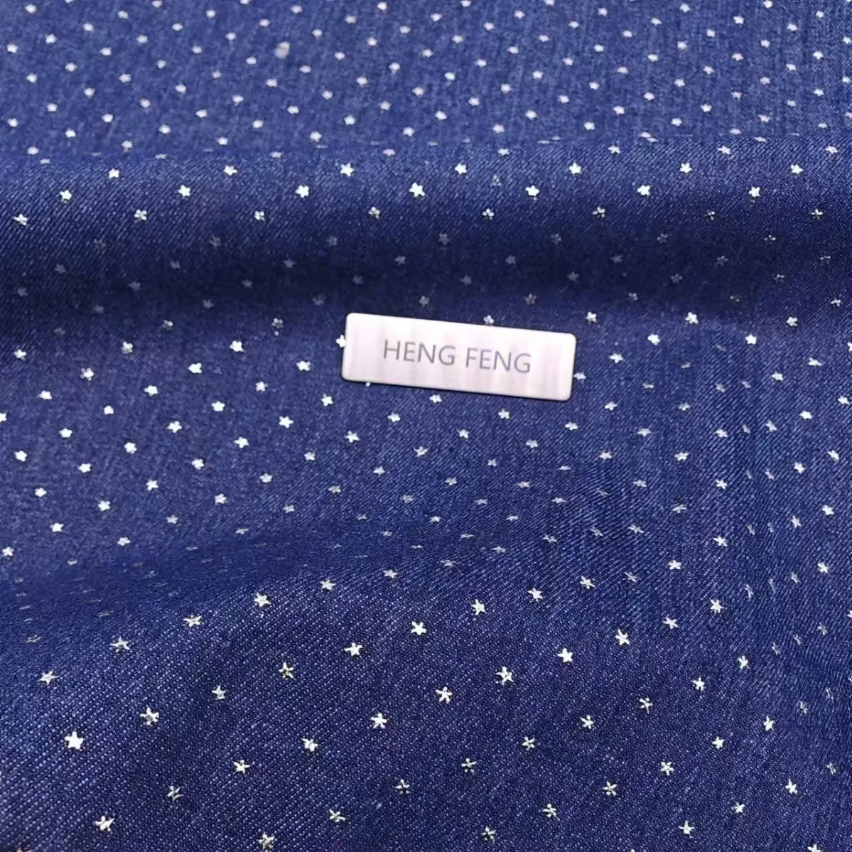 Star Dust Washed Glue Fabric Jeans Skirt Jacket Set Clothing Bag Spring Autumn Denim Fabric Accessories for Men Women Children