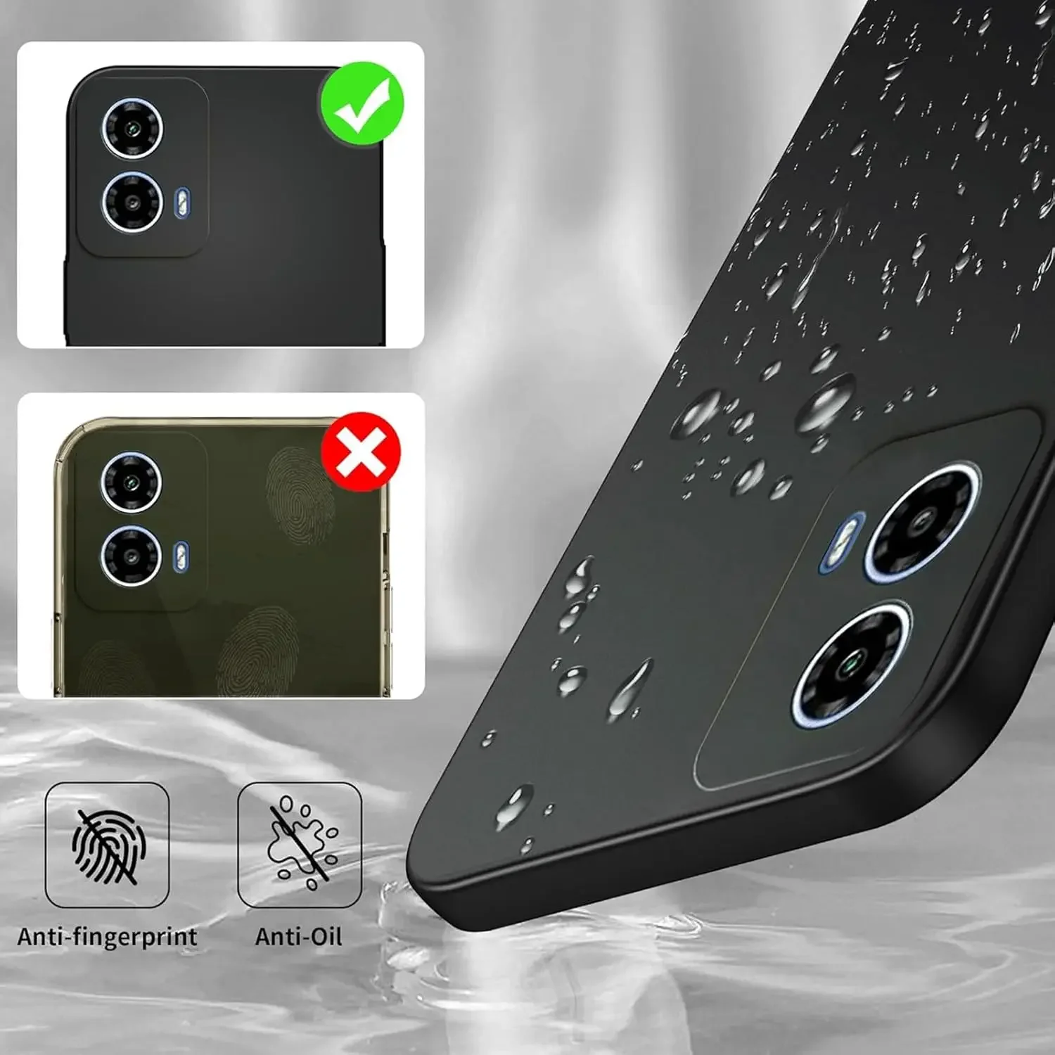 Enhanced Liquid Silicone Protective Phone Case - Flexible TPU Cover