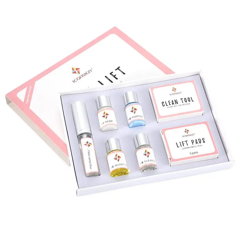 

Eyelash Lift Kit Lash Perm Kit For Lash Curling Easy At-Home DIY Perm Kit For Curled Eyelashes Curling Perming Set Wave Lash
