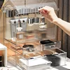 Drawer Type Skincare Organizer for Bathroom, Large Cosmetics Storage Box, Luxury Waterproof Divided Makeup Case 6