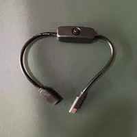 USB Type C With ON/OFF Switch Power Button Charging Extension Cable Type-C Extension Cable 2