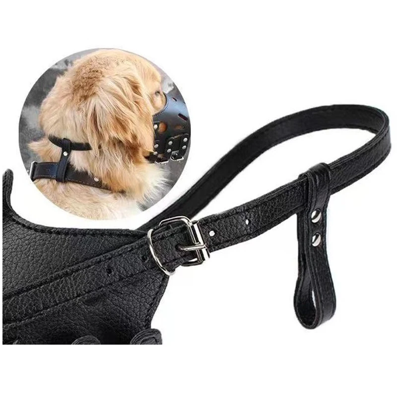 Gravure en cuir noir réglable Hackamore morsure de cheval