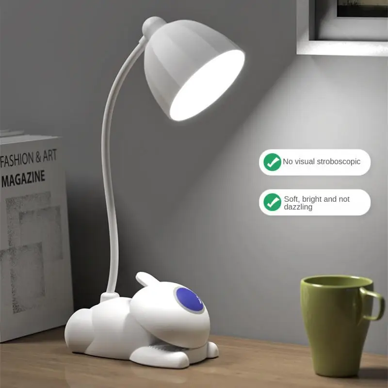 

Table Lamp 500mah 360 Degrees 3-level Touch Dimming With Clip Writing Lamp Desk Lamp Abs/ Flexible Table Lamp For Bedroom Dc5v
