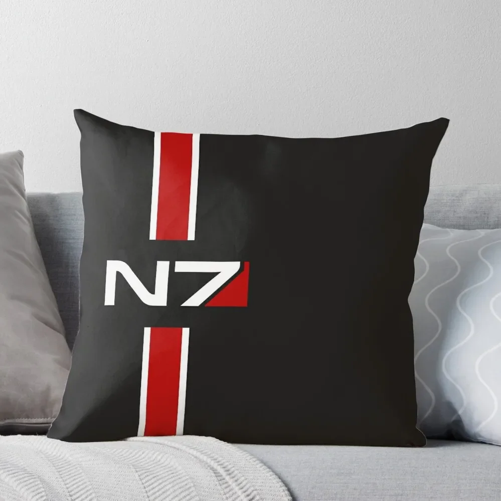 

N7 emblem, Mass Effect Throw Pillow Sofa Decorative Covers Christmas Pillows