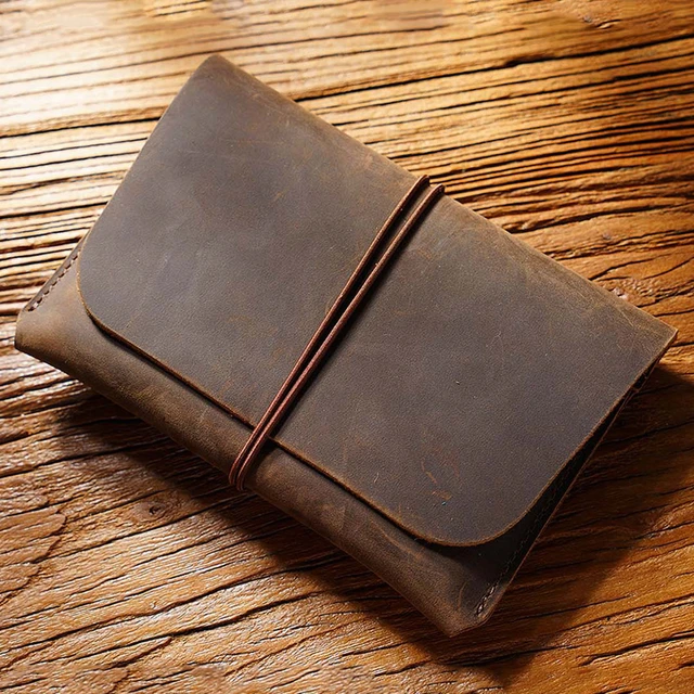 Leather Handmade Passport Wallet  Travel Passport Holder Leather - 100%  Genuine - Aliexpress