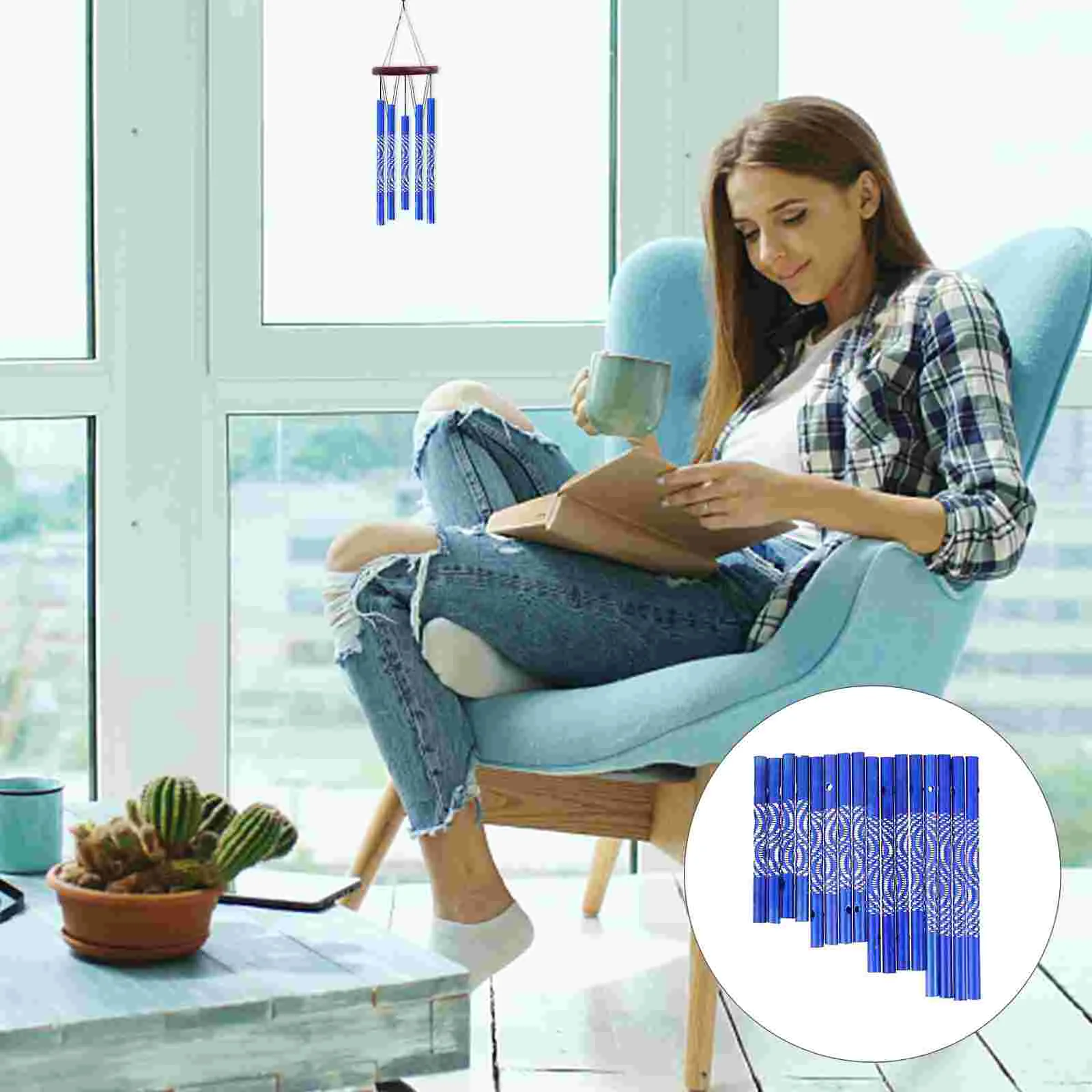 

Wind Chimes Diy Tubes Aluminum Tube Pendant Chimes Hanging Metal Set Outdoor Replacemeent For Windchimes Empty Handcraft