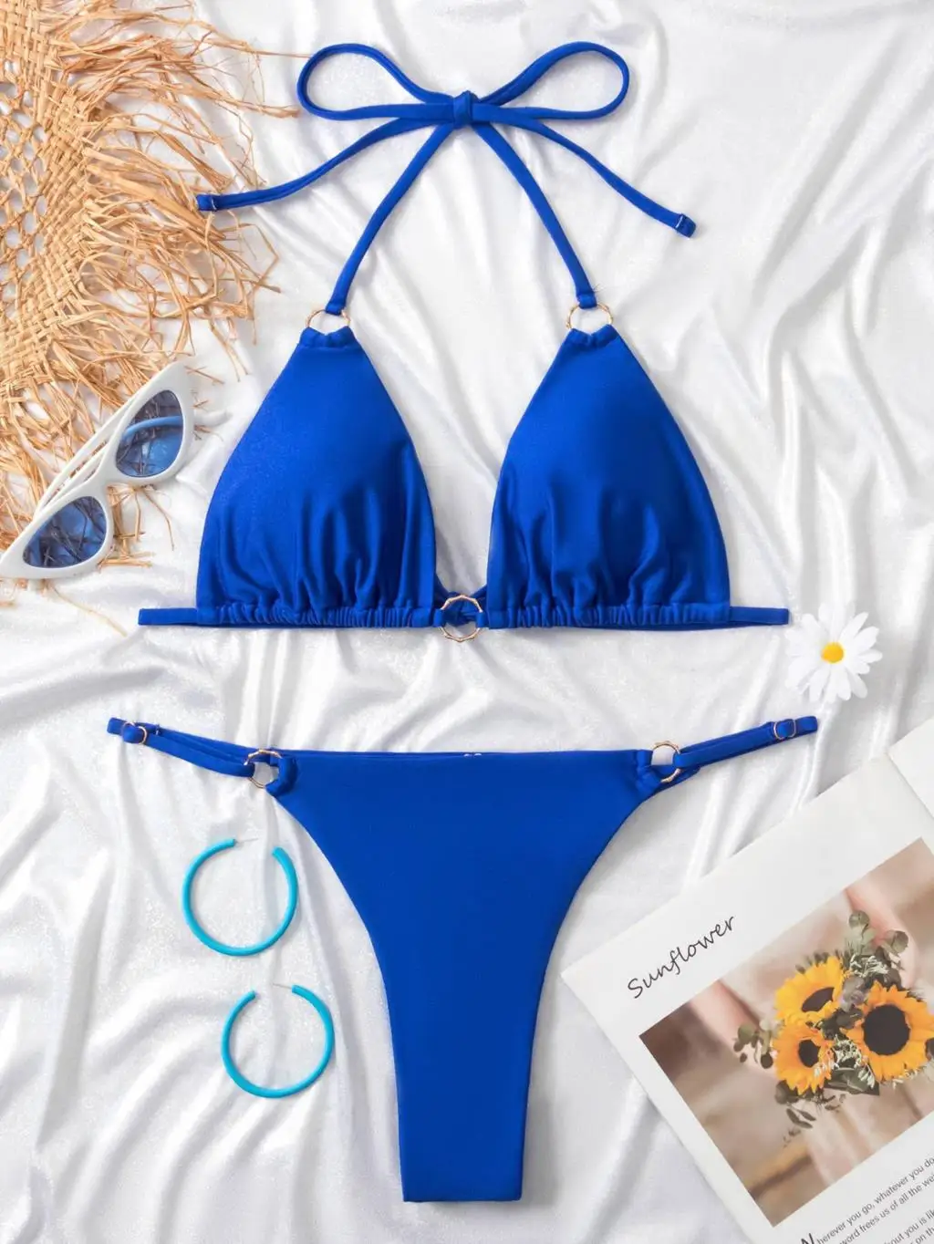 

Сексуальное бикини ZTVitality женский купальник комплект бикини из двух предметов однотонный бандажный купальник купальный костюм бикини для плавания