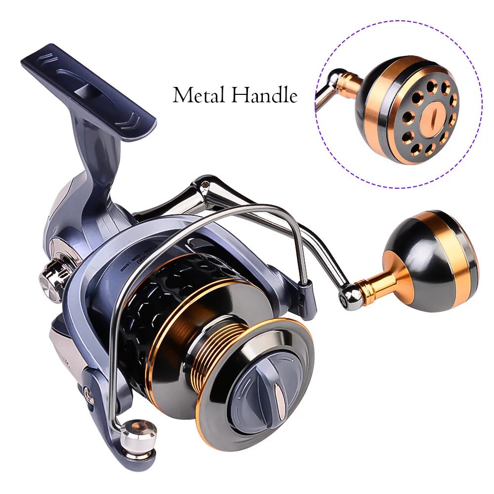 MITCHELL REEL Spinning Fishing Reel 5.1:1-5.2:1 Gear Ratio Highstrength  Plastic Reel Body Metal Anti-Slip Wheel Grip Pesca