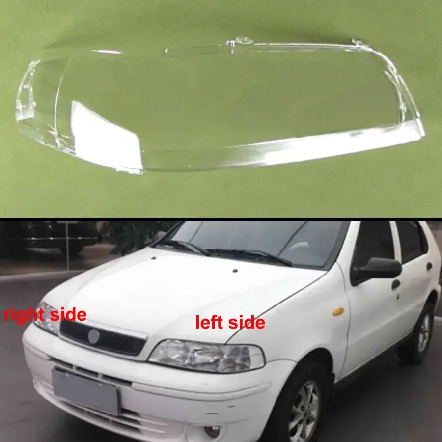 

For Fiat Palio Siena Weekend Headlamp Shell Headlight Cover Transparent Lamp Shade Lens Plexiglass Replace Original Lampshade