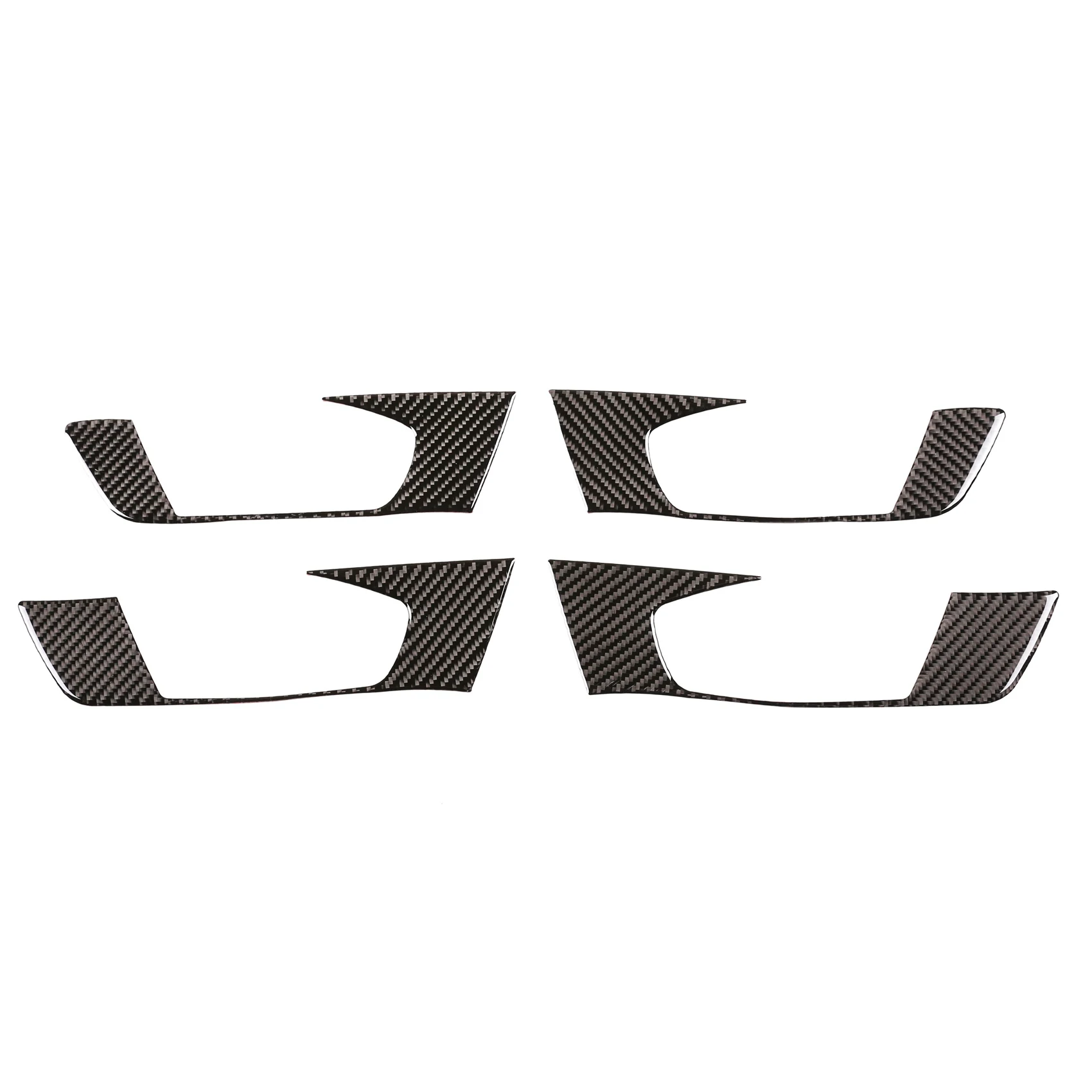 

4 шт., отделка из углеродного волокна ABS для Honda накладка на внутреннюю дверную ручку CRV 2016-2019