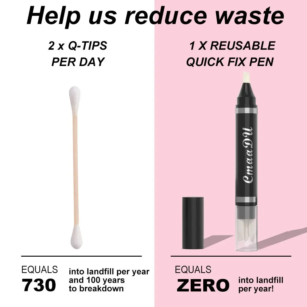 NEW Makeup Remover Pen Eyeliner Remover Eraser Stick Corrector Pen Lipstick Eyeliner Eraser Instant Corrector Mascara Corrector 6