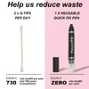 NEW Makeup Remover Pen Eyeliner Remover Eraser Stick Corrector Pen Lipstick Eyeliner Eraser Instant Corrector Mascara Corrector 6