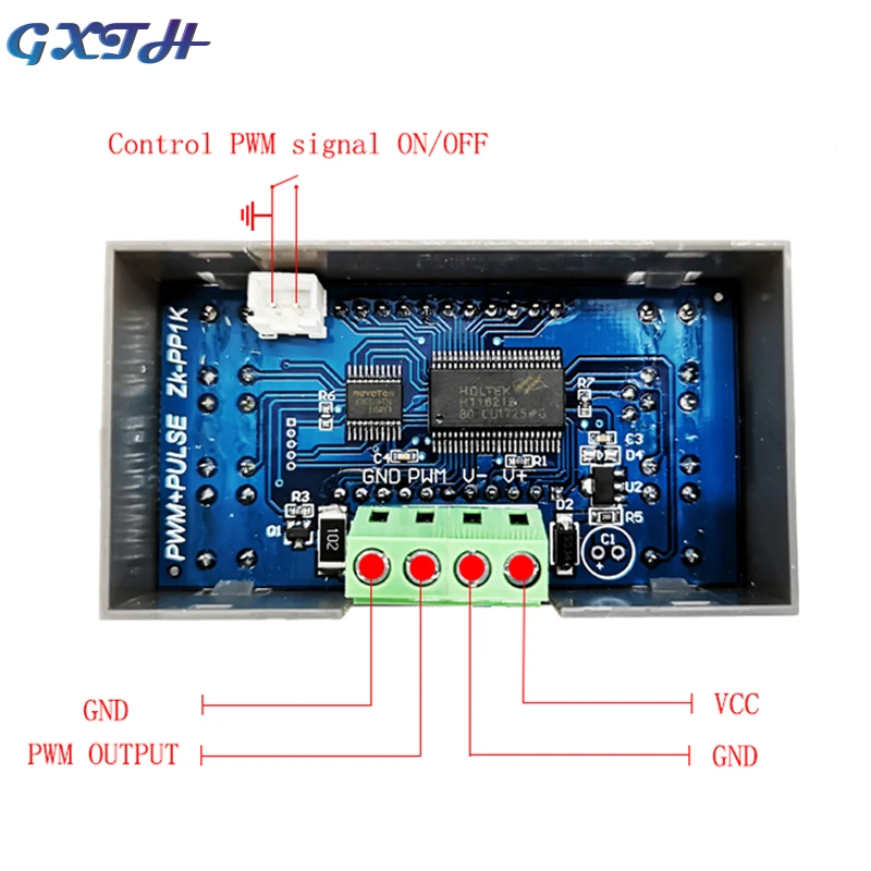 ZK-PP1K PWM Pulse Generator Dual-mode Signal Generator ZK-PP2K PWM Motor Governor Frequency Duty Cycle Adjustable Cycle Delay 5