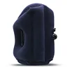 Flocking Sleeping Pillow Inflatable Pillow Waist Cushion Travel Abroad Portable Long Distance Aircraft Lunch Rest Pillow 3