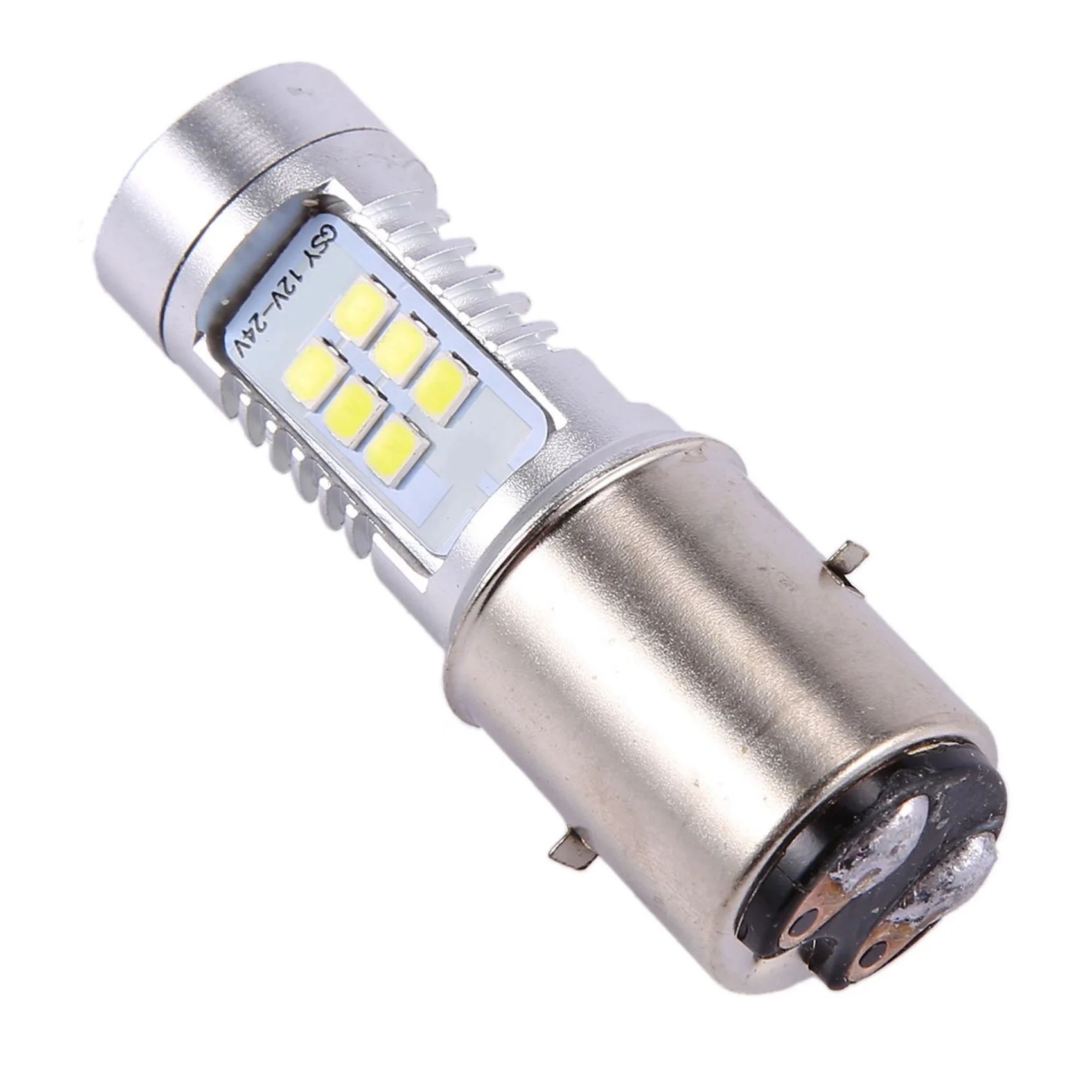 

H6 двойной коготь мотоцикла 3030 21SMD светодиодная фара головного света Лампа лампа лм Белый