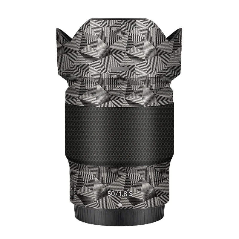 NIKKOR Z 50mm f/1.8 S + レンズプロテクター Hinefilm スキン NiKKOR Z 50 1.8 S レンズ用プレミアムデカールスキン