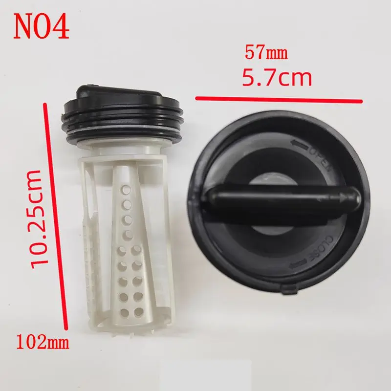 New Drainage Pump Filter Plastic White Seal Ring For Samsung Washing Machine Water Plugs DC63-00865A DC63-00998A Washer Parts