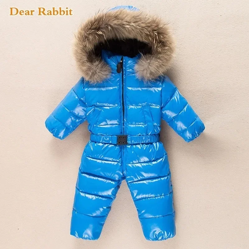 baby winter jumpsuit clothing warm waterproof snow overalls infant duck costume down jacket coat snowsuit kids boys girl clothes