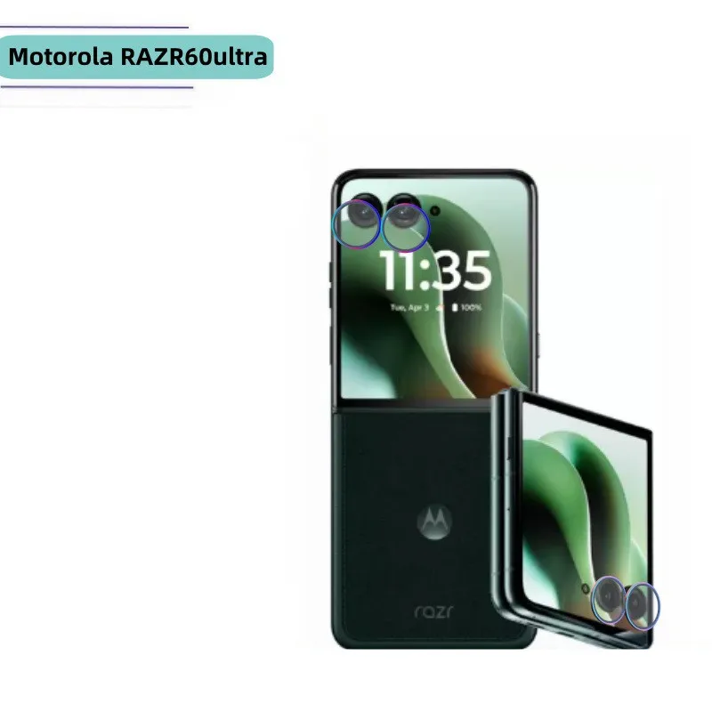 Premium Rear Alloy Camera Protector with 9H Glass & Metal Lens Frame Ring